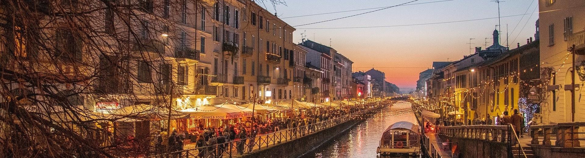 Stay at the Hotel City and discover the Navigli area of Milan with its navigable canals, bars, clubs and shops.
